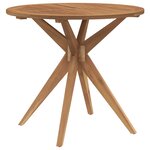 vidaXL Table de jardin ronde Ø85x75 cm bois d'acacia solide