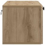 vidaXL Meuble TV mural 78 5 x 31 x 30 cm Chêne artisanal