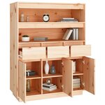 vidaXL Buffet haut 89x40x116 5 cm Bois massif de pin