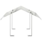 vidaXL Hotte de cheminée Argent 50 x 60 x 37 cm Acier inoxydable