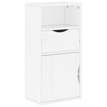 vidaXL Meubles TV 4 Pièces avec rangement ODDA blanc bois de pin massif