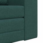 vidaXL Canapé-Lit Vert foncé 98 x 71 x 83 cm tissu