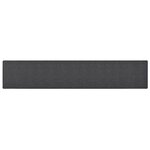 vidaXL Tapis de couloir Anthracite 50x300 cm