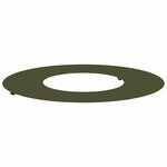 vidaXL adapté pour anneau d'arbre plat Vert olive Ø30 / 60 cm Acier