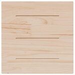 vidaXL Dessus de table blanc 50x50x2 5 cm bois de pin massif