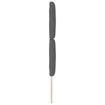 vidaXL Tête de lit en tissu gris foncé avec design en blocs de diamant  80 cm