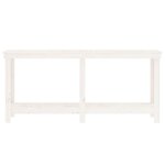 vidaXL Banc de travail Blanc 180x50x80 cm Bois de pin massif