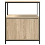 vidaXL Meuble de salle de bain et étagères chêne sonoma 76 5x35x95 cm