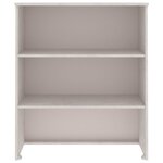 vidaXL Dessus de buffet HAMAR Blanc 85x35x100 cm Bois de pin massif