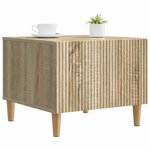 vidaXL Table basse Chêne Sonoma 49 x 50 x 40 cm Bois d'ingénierie