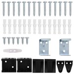 vidaXL Store Vénitien Réglable Noir 213 x 140 cm PVC