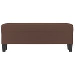 vidaXL Banc Marron 100x35x41 cm Similicuir