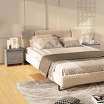 vidaXL Tables de chevet 2 Pièces Sonoma gris 45x34x44 5cm bois ingénierie