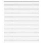 vidaXL Store zèbre blanc 135x150 cm largeur du tissu 130 9cm polyester