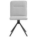 vidaXL Chaises à manger lot de 2 gris nuage tissu