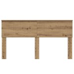 vidaXL Tête de lit Chêne artisanal 160 cm Bois d'ingénierie
