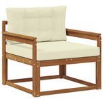 vidaXL Sofa de milieu extérieur Naturel
