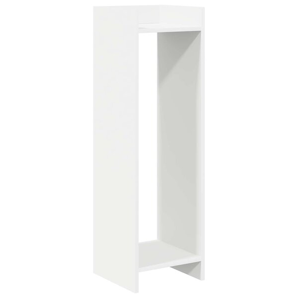 vidaXL Support de Plante Blanc 30 x 30 x 100 cm Bois d'ingénierie