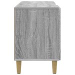 vidaXL Meuble TV 102 x 34 5 x 50 cm Sonoma gris Bois d'ingénierie