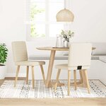 vidaXL Chaises à manger lot de 2 Lin