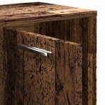 vidaXL Bibliothèque vieux bois 90x28x90 cm bois d'ingénierie