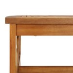 vidaXL Table basse 102x50x43 cm Bois d'acacia solide