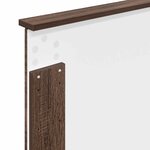 vidaXL Tête de lit Chêne brun 75 cm Bois d'ingénierie