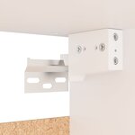 vidaXL Garde-robe blanc 70x32 5x35 cm bois d'ingénierie