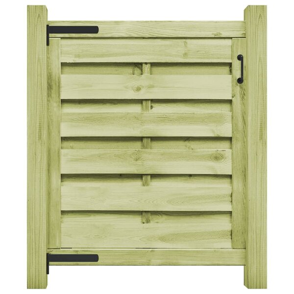 vidaXL Portillon Bois de pin imprégné 100x100 cm Vert