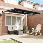 vidaXL Auvent Noir 300 x 250 x 165 cm Polyester