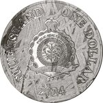 Pièce de monnaie en Meteorite 1 Dollar g 31.1 (1 oz) Millésime 2024 Meteorite Coin KOI FISH