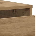 vidaXL Commode d'angle chêne artisanal 60x41x58 cm bois d'ingénierie