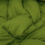 vidaXL Duvet d'hiver Vert et Anthracite 240 x 200 cm Microfibre