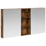vidaXL Ensemble de Meubles de Salle de Bain 3 Pièces 130 x 14 5 x 70 cm