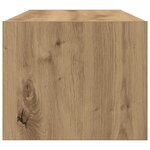 vidaXL Meuble TV 2 Pièces chêne artisanal 80x31x25 5 cm bois d'ingénierie