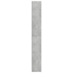 vidaXL Bibliothèque à 5 niveaux Gris béton 80x24x175cm Bois ingénierie