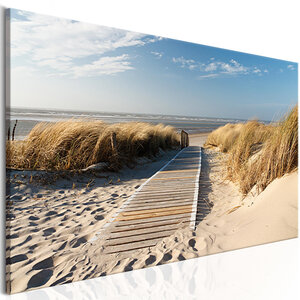 Tableau - plage vierge l x h en cm 135x45