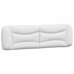 vidaXL Cadre de lit avec LED sans matelas blanc 180x200 cm