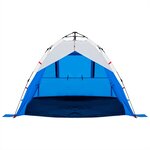 vidaXL Tente de plage 3 personnes libération rapide imperméable