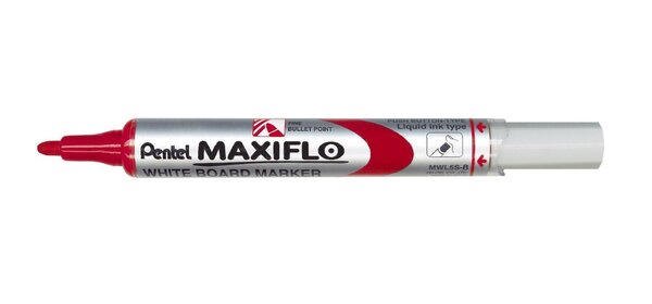Marqueur MAXIFLO MWL5S pour tableau blanc Pointe Ogive Fine Rouge PENTEL