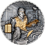 Monnaie SCIENCE LAB Steampunk 3 Oz Argent 20$ Cook Islands 2023