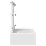 vidaXL Table de Toilette Blanc 100 x 40 x 70 cm Bois d'ingénierie