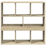 vidaXL Bibliothèque/Séparateur de pièce chêne sonoma 100x33x94 5 cm