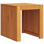 vidaXL Table d'appoint de jardin 43 x 36 x 40 cm en teck massif