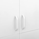 vidaXL Garde-robe Blanc 90x50x180 cm Acier