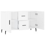 vidaXL Buffet blanc 100x36x60 cm bois d'ingénierie