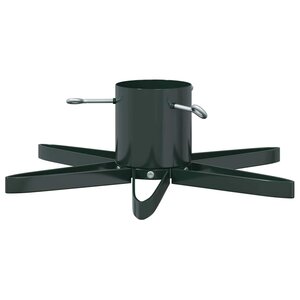 vidaXL Pied de Sapin de Noël 1.73 Vert 50 x 50 x 15 5 cm Acier