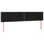 vidaXL Cadre de lit sans matelas noir 120x190 cm tissu