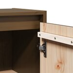 vidaXL Armoire murale Marron miel 30x30x60 cm Bois de pin massif