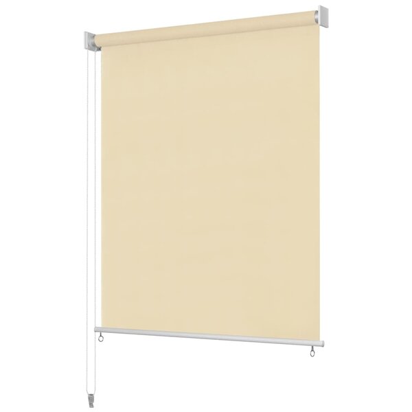 vidaXL Store roulant d'extérieur 140 x 230 cm Crème